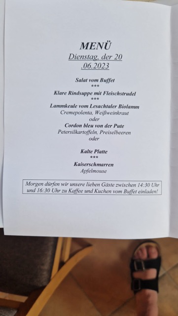 Die Menu's