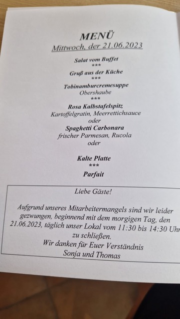 Die Menu's